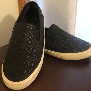 Tory Burch Quilted Black Sneakers